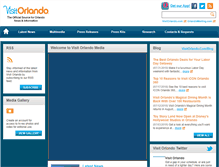 Tablet Screenshot of media.visitorlando.com